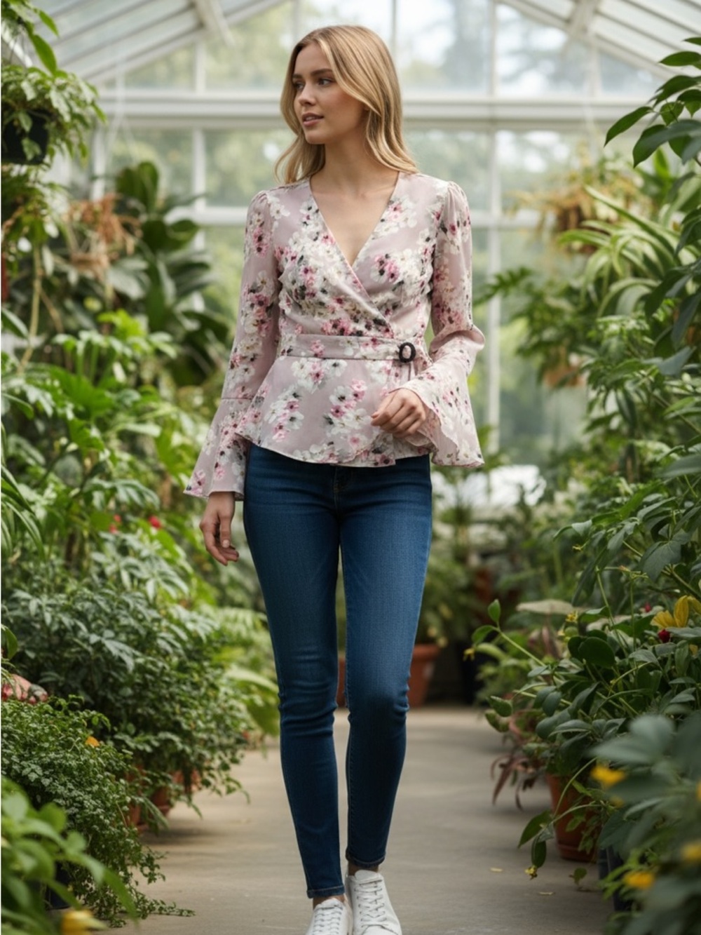 Parker Pale Pink Satin Top